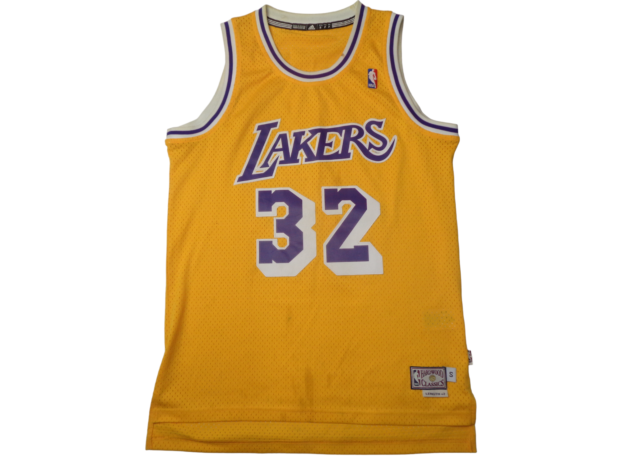 JOHNSON #32 - LA LAKERS NBA SHIRT - HARDWOOD CLASSICS - SIZE SMALL