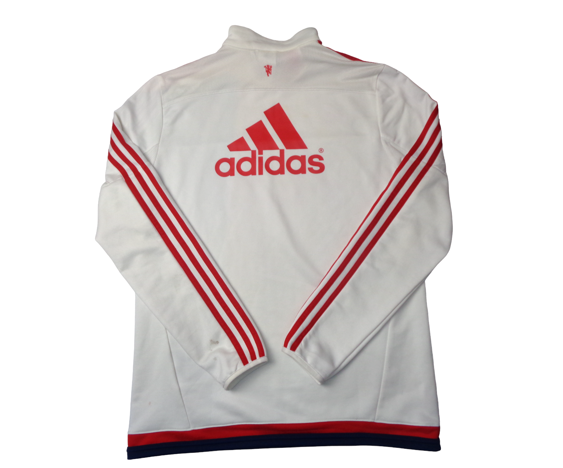 MANCHESTER UNITED ADIDAS TRAINING DRILL TOP - ADIDAS - SIZE 15-16 YEARS