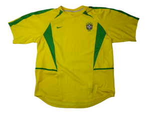 BRAZIL 2002/04 HOME SHIRT - NIKE - SIZE XL