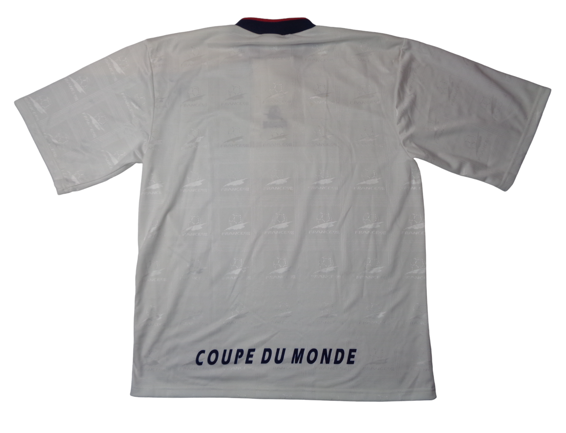FRANCE 1998 COUPE DU MONDE WORLD CUP MERCHANDISE SHIRT - SIZE LARGE