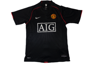 MANCHESTER UNITED 2007/08 AWAY SHIRT - NIKE - SIZE SMALL