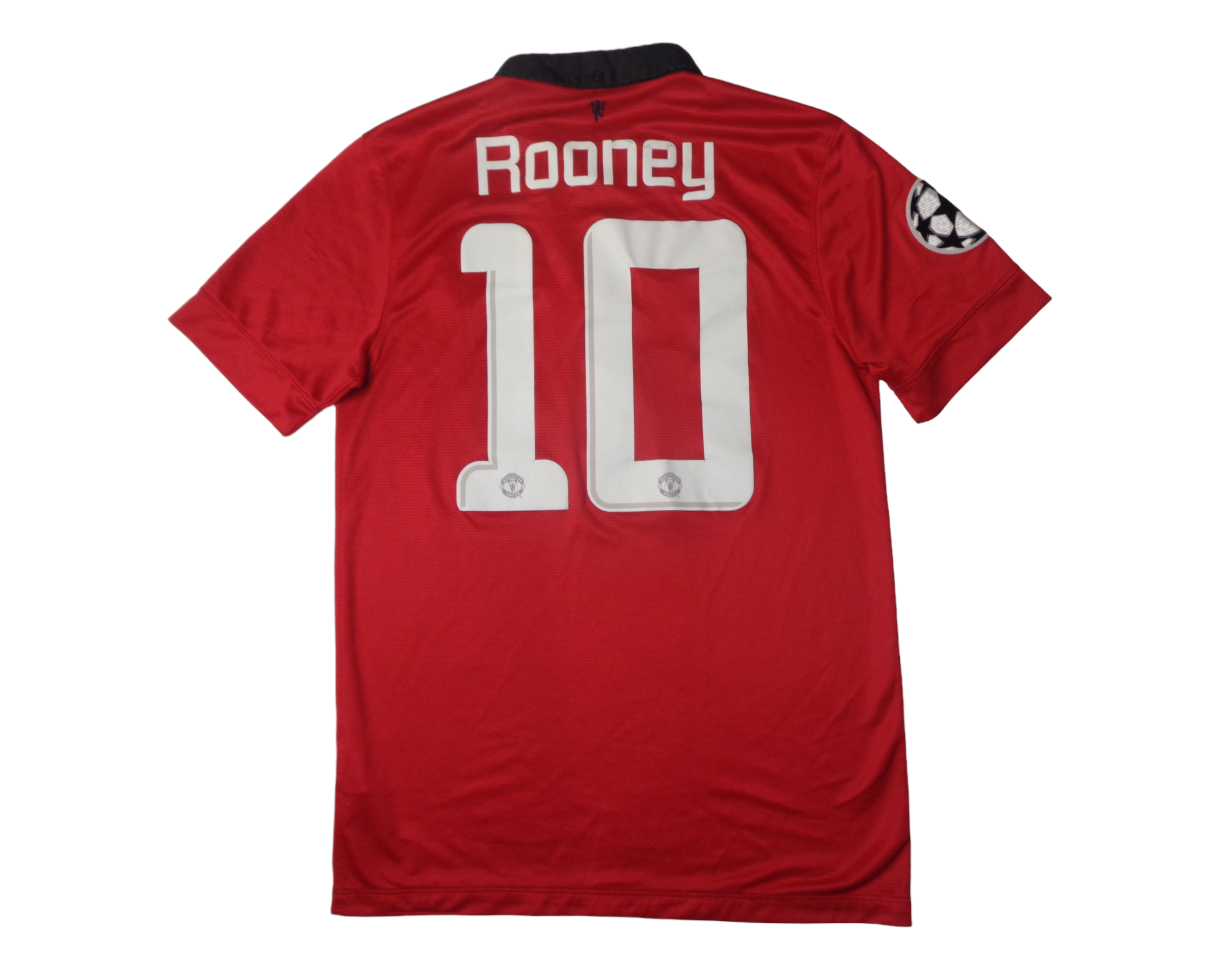 ROONEY #10 - MANCHESTER UNITED 2013/14 CHAMPIONS LEAGUE HOME SHIRT - NIKE - SIZE SMALL