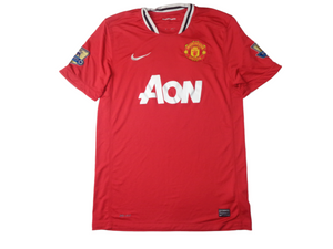 BEST #7 - MANCHESTER UNITED 2011/12 HOME SHIRT - NIKE - SIZE LARGE