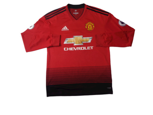ALEXIS #7 - MANCHESTER UNITED 2018/19 LONG SLEEVE SHIRT - ADIDAS - SIZE SMALL