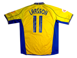 LARSSON #11 - SWEDEN EURO 2004 SHIRT - UMBRO - SIZE XL