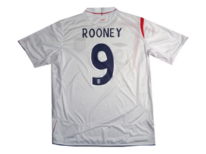 ROONEY #9 - ENGLAND 2005/07 SHIRT - UMBRO - SIZE XL
