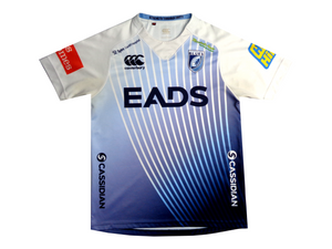 CARDIFF BLUES RUGBY SHIRT - CANTERBURY - SIZE LARGE